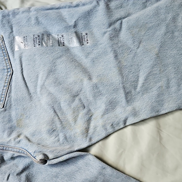 NWT Nautica Authentic Loose Light Blue Jeans, Size 36/30 - Picture 12 of 14